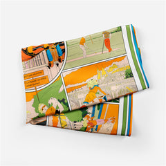 Colorful Cartoon Scarf