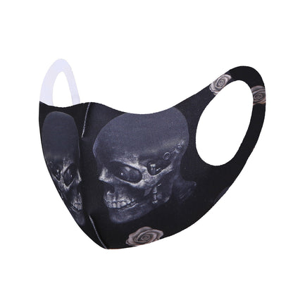 Fashion Face Mask / Party Fun Mask/ 3D Printed Funny Horror Mask-- Unisex No Filter
