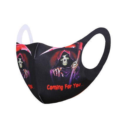 Fashion Face Mask / Party Fun Mask/ 3D Printed Funny Horror Mask-- Unisex No Filter