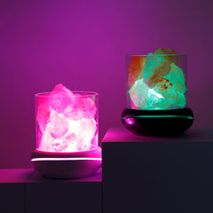 New Natural Himalayan Pink Salt Aromatherapy Lamp-Crystal Salt Lamp