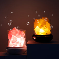 New Natural Himalayan Pink Salt Aromatherapy Lamp-Crystal Salt Lamp