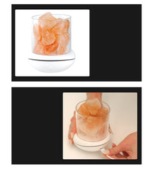 New Natural Himalayan Pink Salt Aromatherapy Lamp-Crystal Salt Lamp