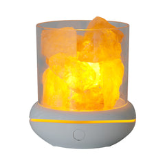 New Natural Himalayan Pink Salt Aromatherapy Lamp-Crystal Salt Lamp