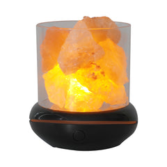 New Natural Himalayan Pink Salt Aromatherapy Lamp-Crystal Salt Lamp