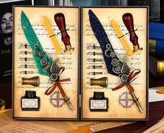 Vintage Feather Pen 8 Pcs/ 10 Pcs Set