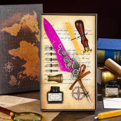 Vintage Feather Pen 8 Pcs/ 10 Pcs Set