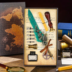 Vintage Feather Pen 8 Pcs/ 10 Pcs Set
