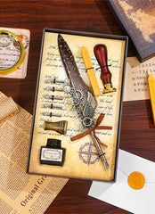 Vintage Feather Pen 8 Pcs/ 10 Pcs Set