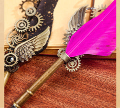 Vintage Feather Pen 8 Pcs/ 10 Pcs Set
