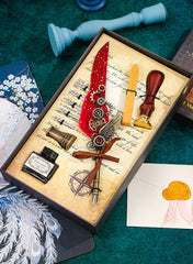 Vintage Feather Pen 8 Pcs/ 10 Pcs Set