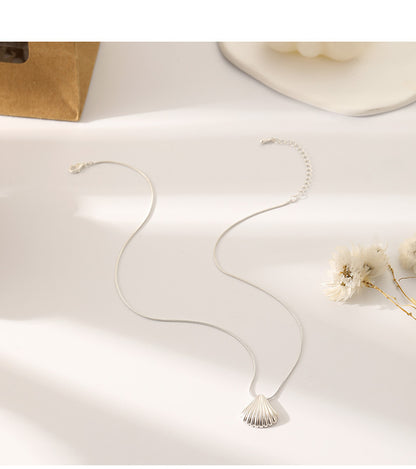 Shell Necklace/Earrings 18k Gold Plated