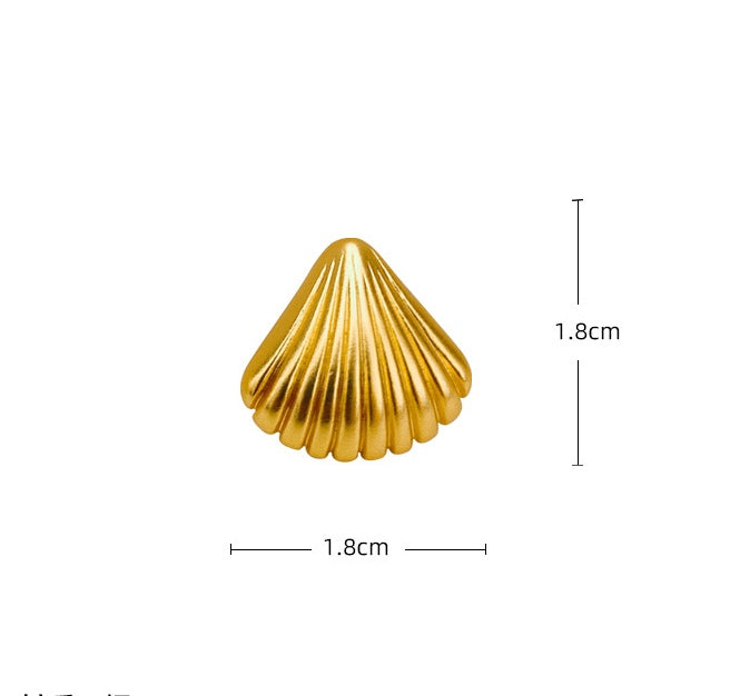 Shell Necklace/Earrings 18k Gold Plated