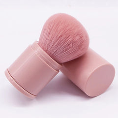 Cute Retractable Large Powder Makeup Brush #Pink