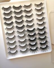20 Pairs of 3D False Eyelashes 4 Styles
- Handmade